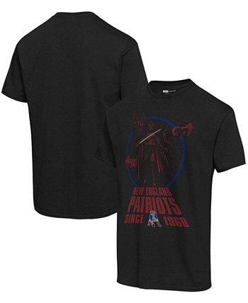 Мужская черная футболка с принтом New England Patriots Disney Star Wars Empire Title Crawl Junk Food