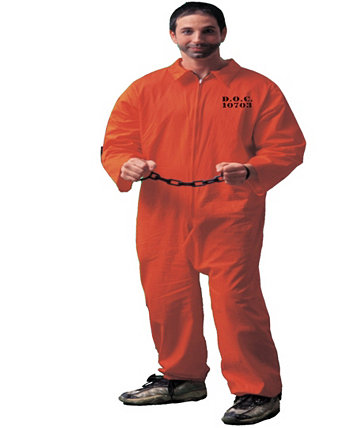 Купить мужской комбинезон Seasons оранжевый костюм BuySeasons