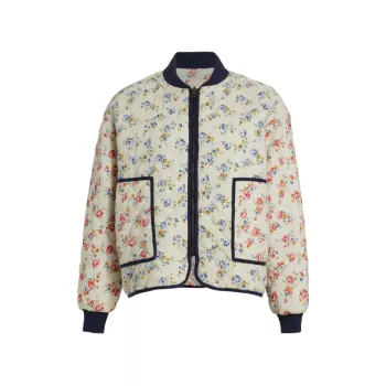 The Reversible Quilted Bomber Jacket The Great