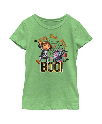 Girl's Dora the Explorer Halloween Friends Boo Child T-Shirt Nickelodeon