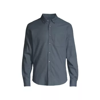 Houndstooth Button-Down Shirt CLUB MONACO