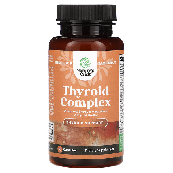 Thyroid Complex , 60 Capsules Nature's Craft