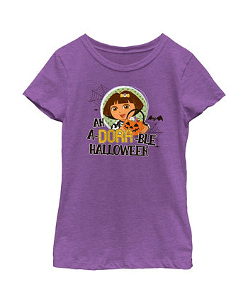 Girl's Dora the Explorer An A-Dora-Ble Halloween Child T-Shirt Nickelodeon