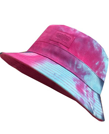 Unisex Tie Dye Double Side Wear Reversible Bucket Hat Angela & William