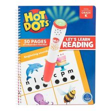 Educational Insights Hot Dots Let's Learn Kindergarten Reading Interactive Book Educational Insights