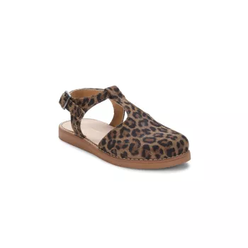 Baby Girl's &amp; Little Girl's Leopard Newport Sandals Freshly Picked