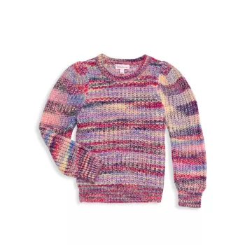 Little Girl's Multicolor Sweater Design History