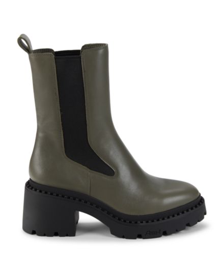 Nile Leather Chelsea Boots ASH
