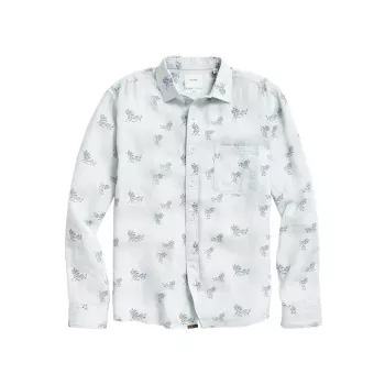 Tuscumbia Linen Button-Front Shirt Billy Reid