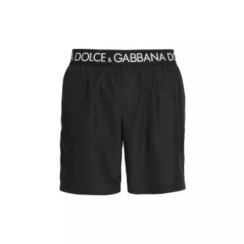 Плавки с логотипом на поясе Dolce & Gabbana