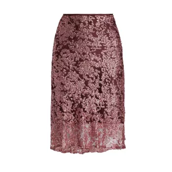 Hebron Sequin Knee-Length Skirt Rachel Comey