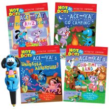 Educational Insights Hot Dots Jr. Interactive Storybooks 4-Book Set with Ace Pen Educational Insights