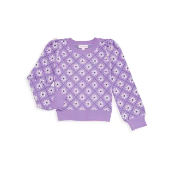 Little Girl's Daisy-Print Sweater Design History