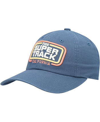 Мужская синяя регулируемая кепка The Super Track с напуском American Needle
