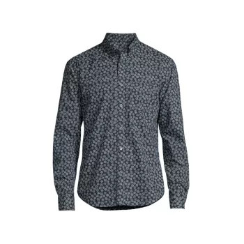 Dot Button-Down Shirt CLUB MONACO