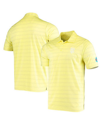 Мужская желтая рубашка поло San Francisco Giants Montego Desert Dry Spring Training Antigua