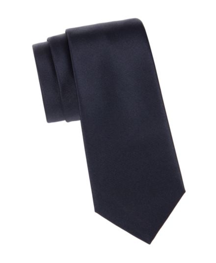 Шелковый жаккардовый галстук Emporio Armani