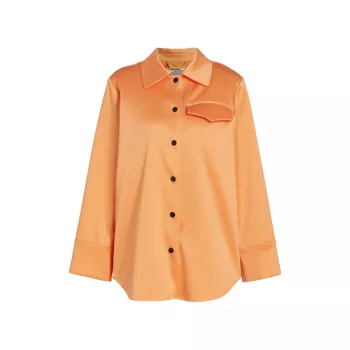 Beryl Satin Button-Up Shirt BAUM UND PFERDGARTEN