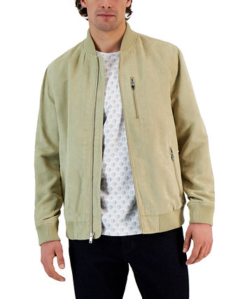 Мужская куртка-бомбер с перфорацией, созданная для Macy's Alfani