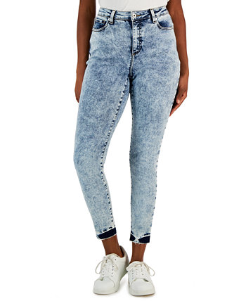 Женские джинсы-скинни с высокой посадкой из кислотной стирки, созданные для Macy's I.N.C. International Concepts