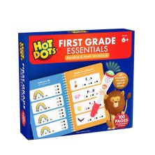 Educational Insights Hot Dots First Grade Essentials Reading & Math Workbook Educational Insights