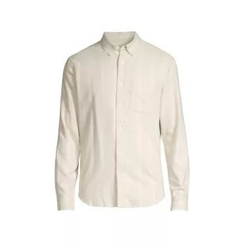 Striped Button-Down Shirt CLUB MONACO