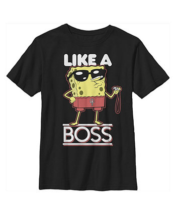 Boy's SpongeBob SquarePants Like A Boss Child T-Shirt Nickelodeon
