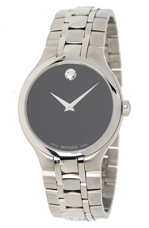 Мужские швейцарские кварцевые часы-браслет, 39 мм Movado