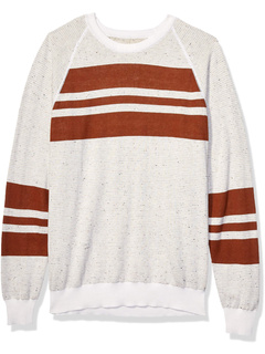 Мужской двусторонний хлопковый шелковый свитер с круглым вырезом и длинными рукавами Billy Reid