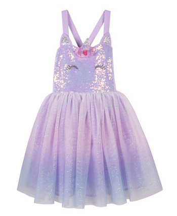 Платье-пачка с лифом и пайетками для девочек для малышей Pink & Violet