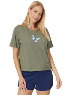 Butterfly Flutter Short Sleeve Boxy Crusher™ Tee Life is Good