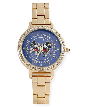 Часы унисекс из сплава золотистого цвета, посвященные 100-летию Disney, 28 мм ACCUTIME