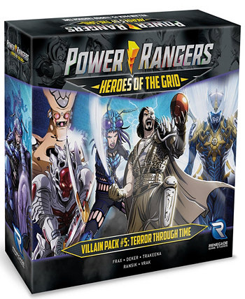 Power Rangers Heroes of The Grid Villain Pack 5 Terror Through Time Expansion Rpg Boardgame, Role Playing, 45-60 Minute Play Time Renegade Game Studios