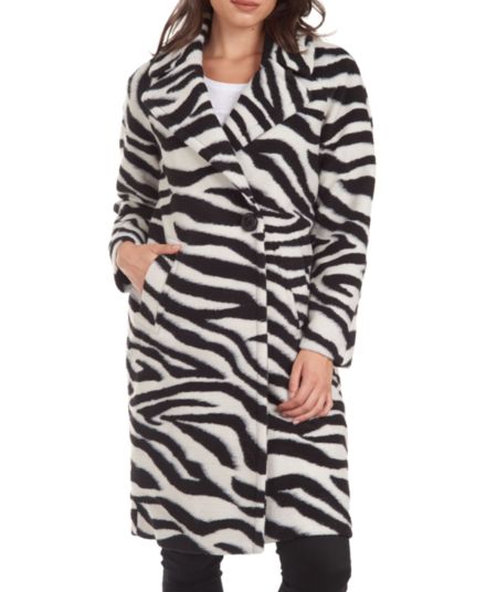 Пальто Plus с принтом зебры RACHEL Rachel Roy