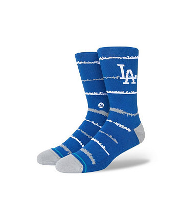Men's Los Angeles Dodgers Chalk Crew Socks Stance