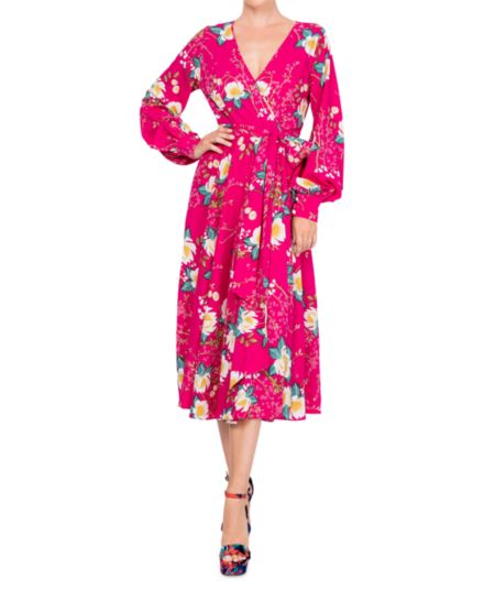 Платье миди с цветочным принтом Lily Pad Meghan LA