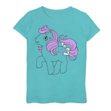 Футболка с рисунком My Little Pony Blue Belle Pony для девочек 7-16 лет My Little Pony