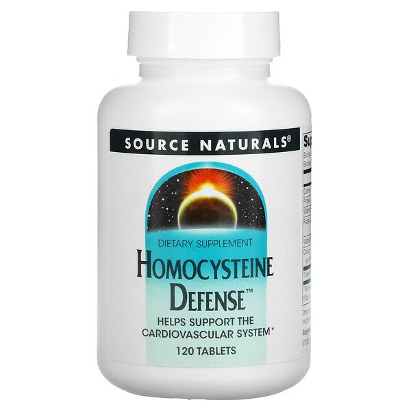 Защита от гомоцистеина, 120 таблеток Source Naturals