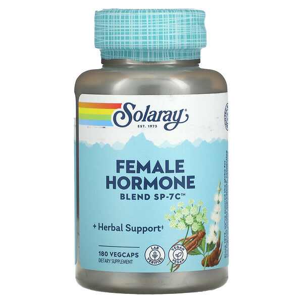 Смесь женских гормонов SP-7C, 180 растительных капсул Solaray