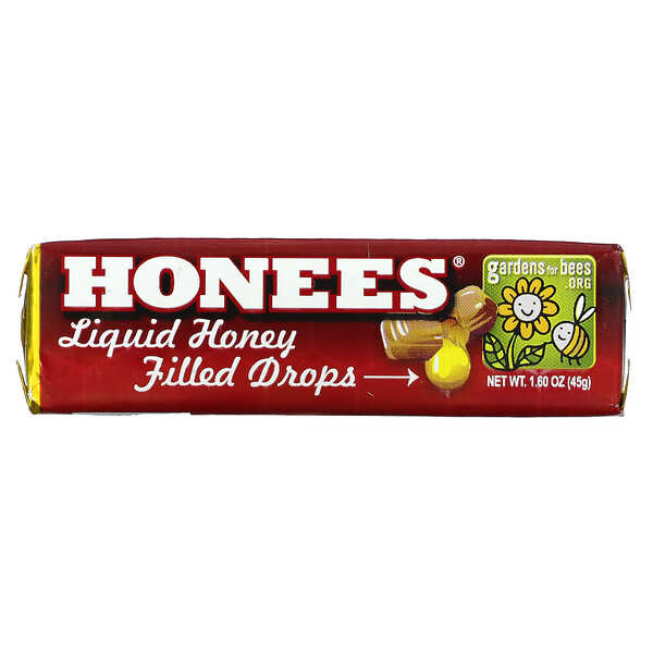 Капли с медовой начинкой, 1,60 унции (45 г) Honees