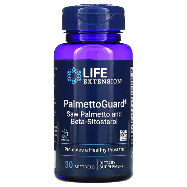 PalmettoGuard, Со пальметто и бета-ситостерол, 30 мягких таблеток Life Extension