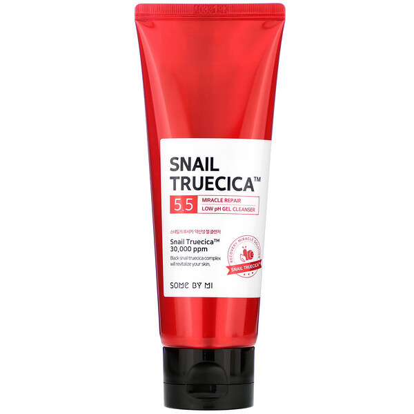Snail Truecica, Очищающий гель Miracle Repair с низким уровнем pH, 3,38 ж. унц. (100 мл) SOME BY MI