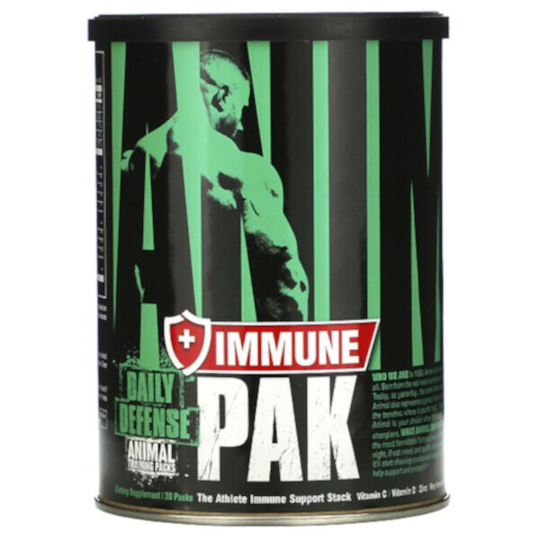 Animal Immune Pak, Daily Defense, тренировочные наборы, 30 упаковок Animal