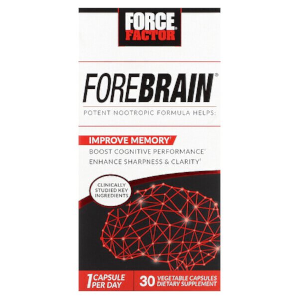 Передний мозг, 30 капсул Force Factor