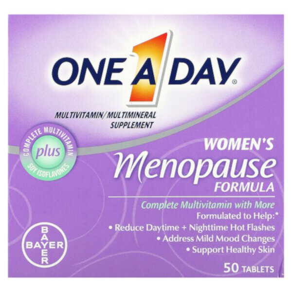 Women's Menopause Formula, Мультивитаминная/мультиминеральная добавка, 50 таблеток One-A-Day