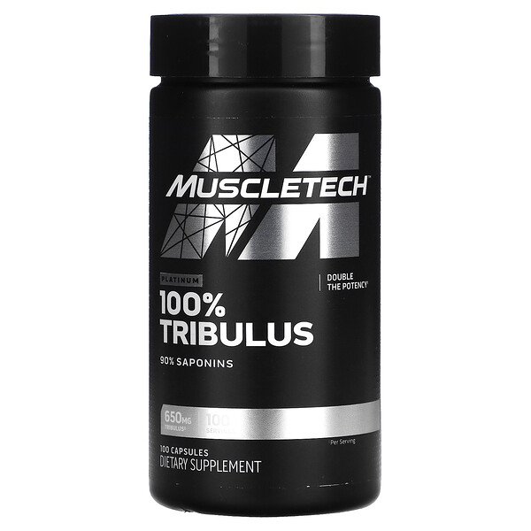 Platinum 100% Tribulus, 650 mg, 100 Capsules Muscletech