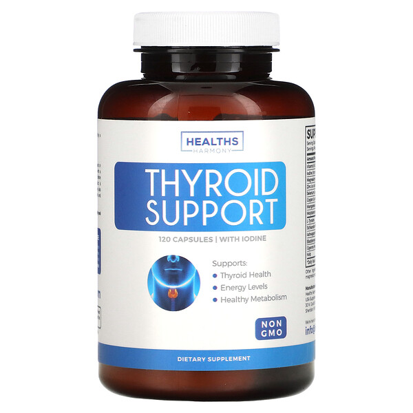 Thyroid Support, 120 Capsules Healths Harmony
