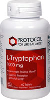L-триптофан - 1000 мг - 60 таблеток Protocol for Life Balance