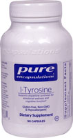 L-тирозин - 90 капсул Pure Encapsulations