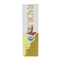 Детская органическая зубная паста Radius с кокосом и бананом - 3 унции RADIUS